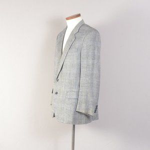 Hickey Freeman Orbach's Men's Coat Blazer White Grey 44R